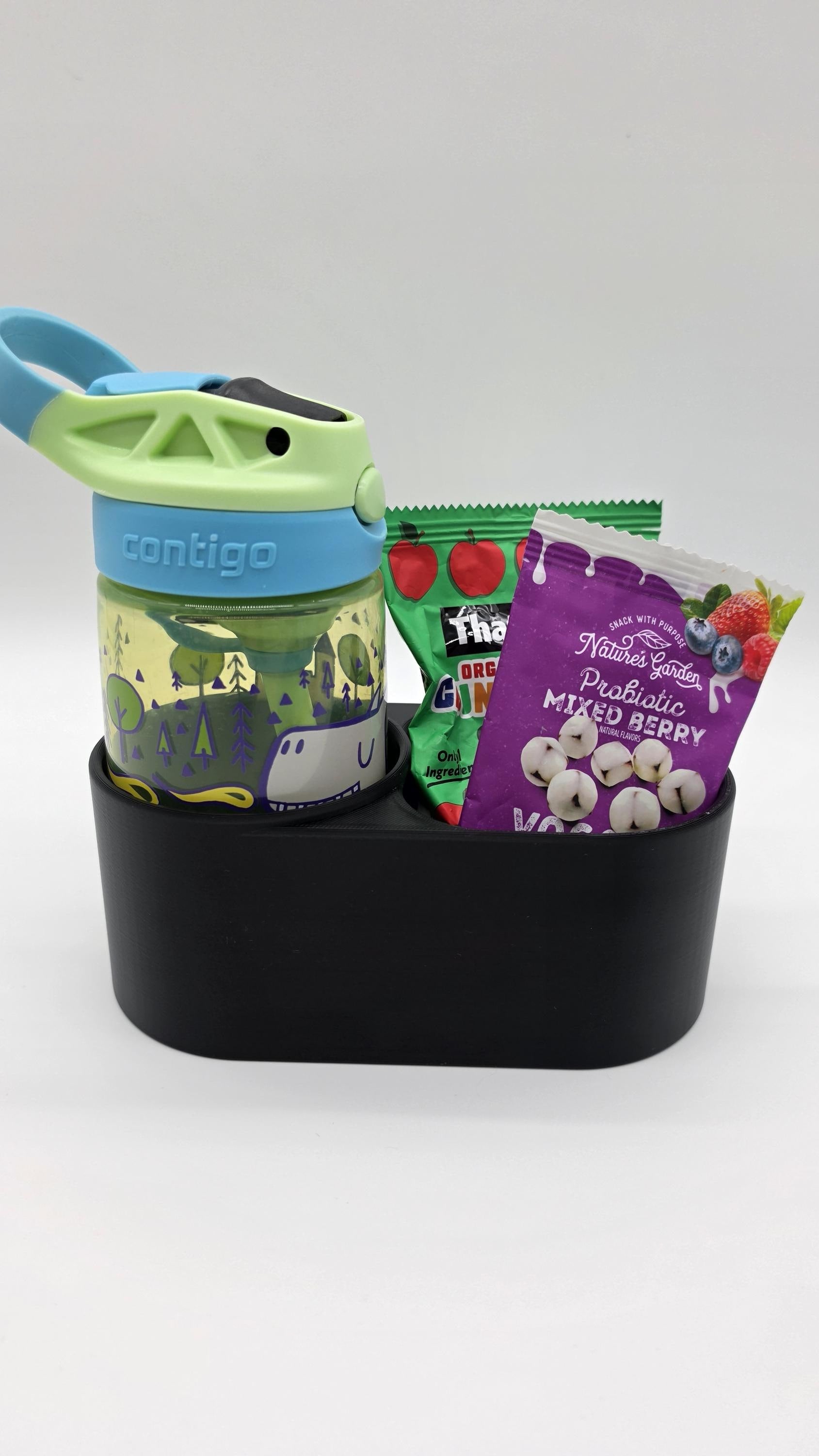 Cup Holder + Snack Tray Upgrade – Compatible with Nuna REVV Car Seat – Fits Zak Cups