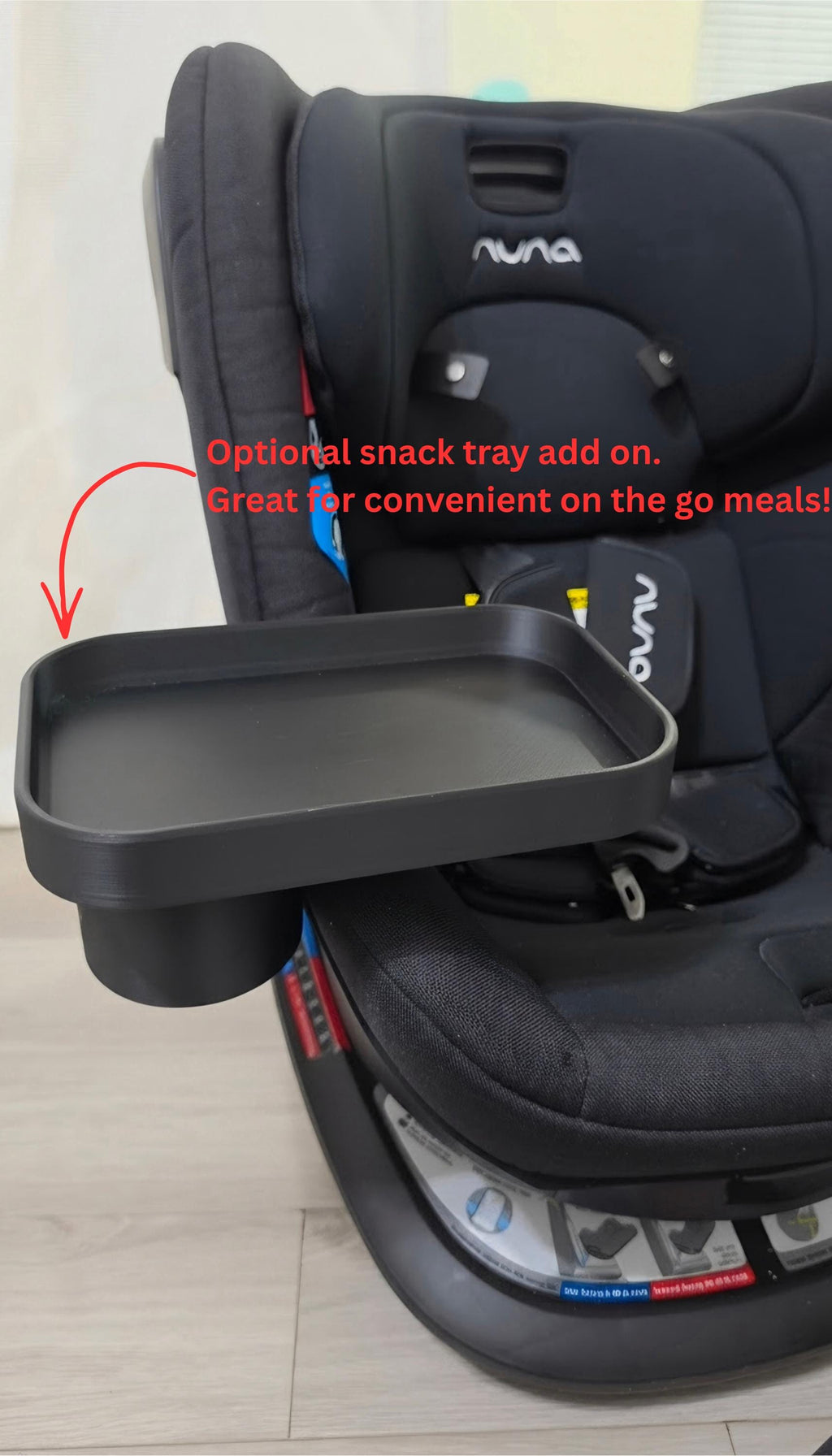 Nuna REVV Car Seat Cup Holder Upgrade – Fits Larger Cups
