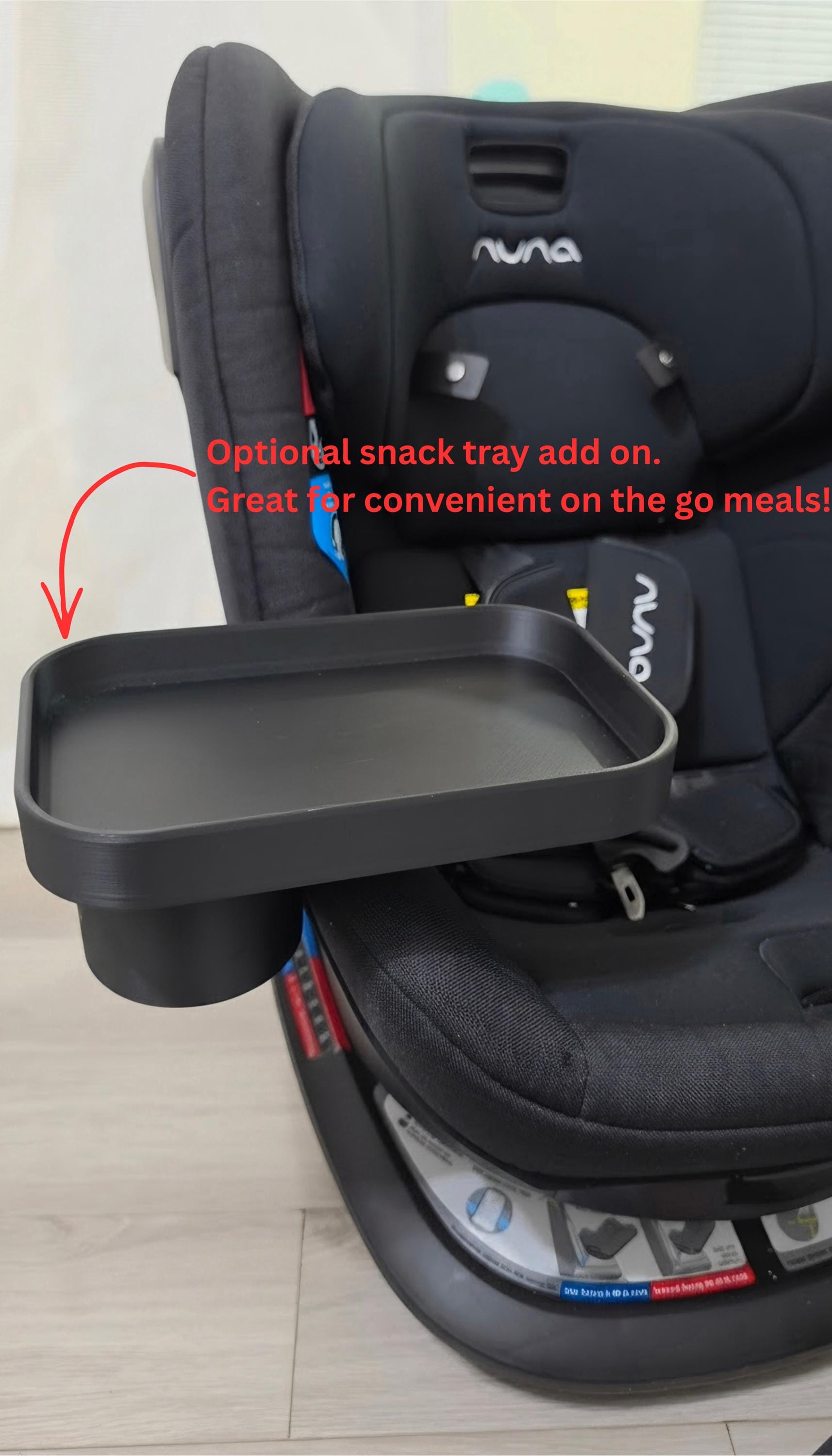 Nuna REVV Car Seat Cup Holder Upgrade – Fits Larger Cups