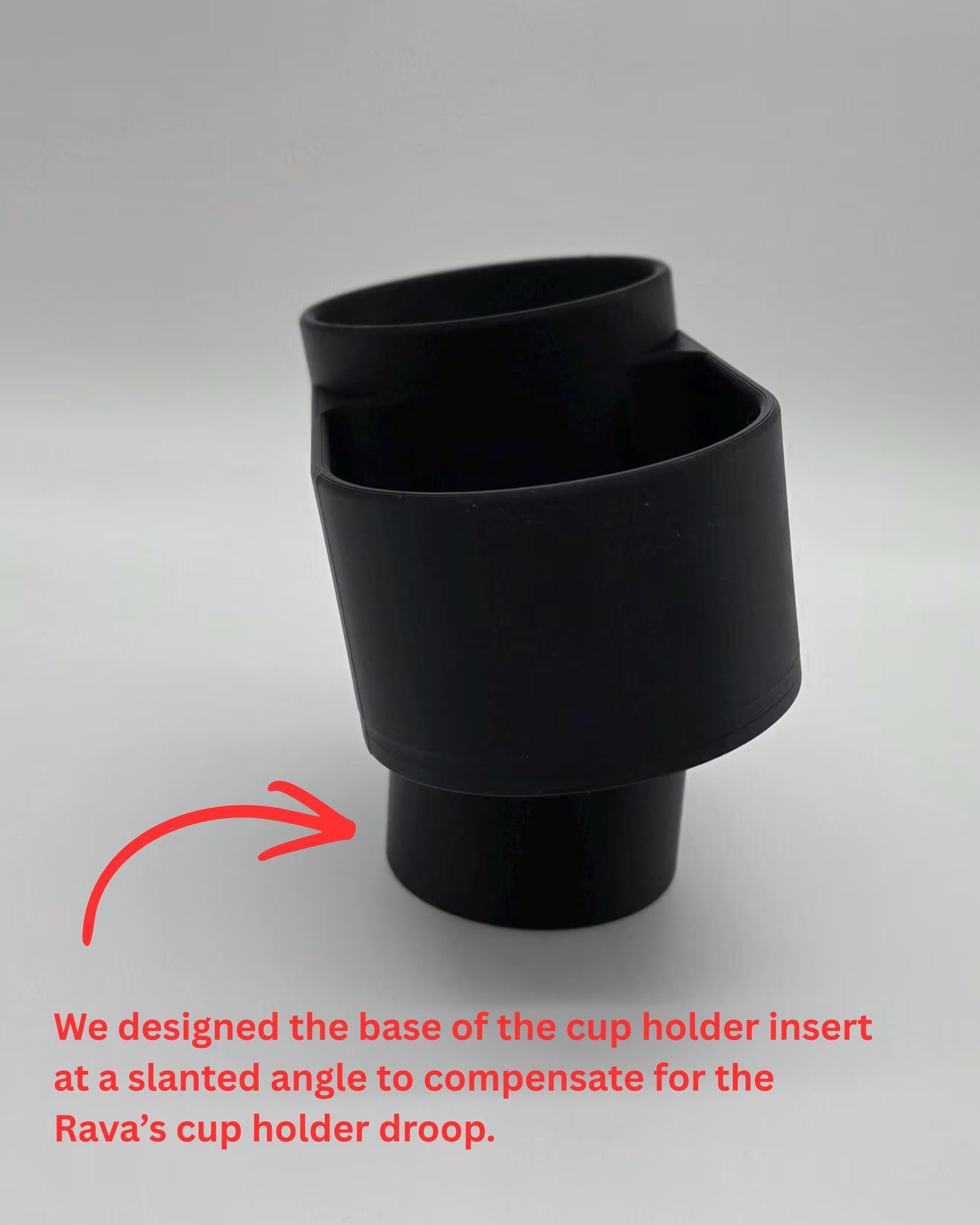 Nuna RAVA Cup Holder Upgrade | Raised Cup Holder Insert | Snack & Drink Holder